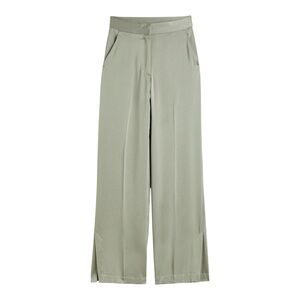 Sage green satin wide leg dress pants NWT size 8